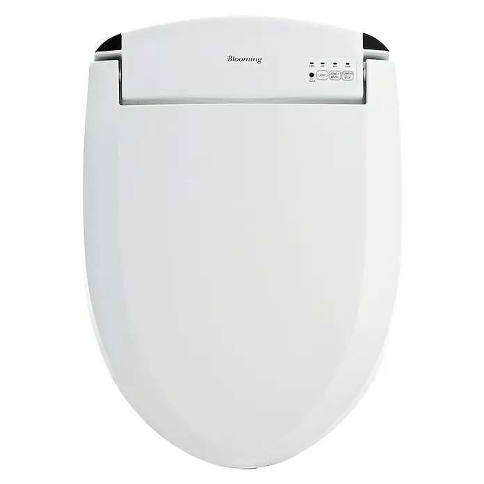 Dusch-WC-Sitz Blooming NB-R1060D - Kunststoff, Weiß, Mit Absenkautomatik - Das Blooming NB-1063 Toilettenbidet ist eine hygienische und komfortable Ergänzung für jedes Badezimmer, die Reinheit und Benutzerfreundlichkeit vereint.
