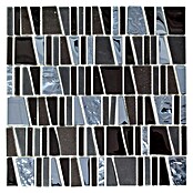 Mosaikfliese Leiter Mix XCM LA29 (30 x 30 cm, Schwarz, Glänzend)