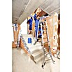 Krause Stabilo Sprossen-Gelenk-Teleskopleiter mit 4 Holmverlängerungen (Arbeitshöhe: 6,05 m, 4 x 5 Sprossen, Treppenfunktion, Aluminium)