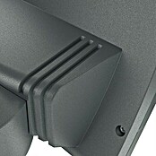 Steinel Sensor-LED-Strahler XLED Home Curved (Anthrazit, Leistung: 9 W, Warmweiß)