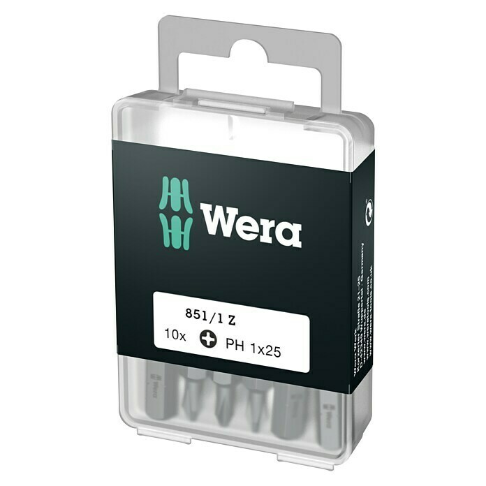 Wera Bit-Box 851/1 (PH 1, 10-tlg.)