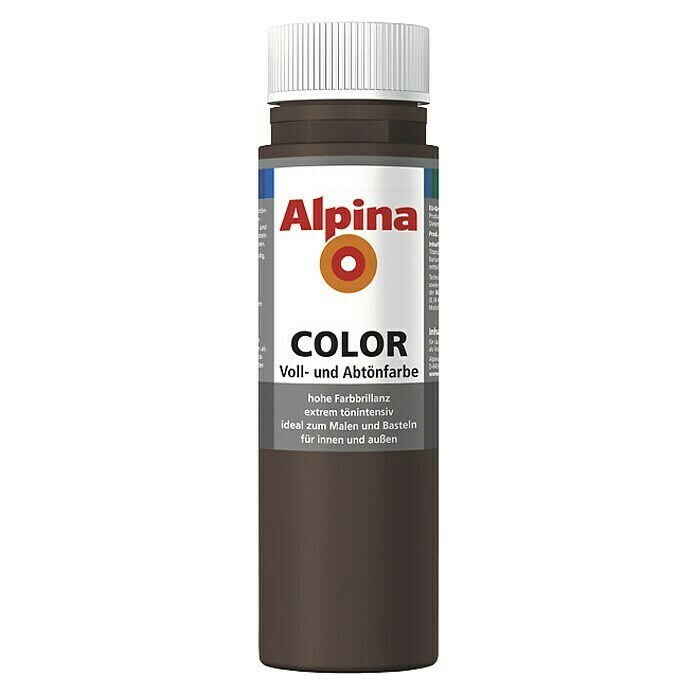 Alpina Vollton- & Abtönfarbe Color (Choco Brown, 750 ml)