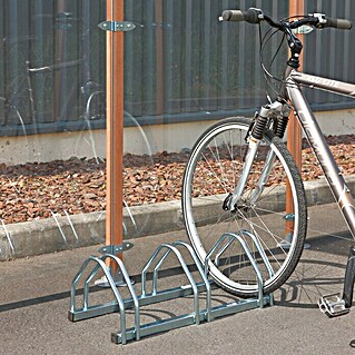 Mottez Fahrradständer (72 x 33 x 25 cm, Passend für: 3 Fahrräder, 3 Bügel)