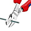 Knipex Kraftseitenschneider (Länge: 200 mm, Poliert)