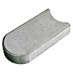 Mähstein (Grau, 22 x 12 x 4,5 cm, Beton)