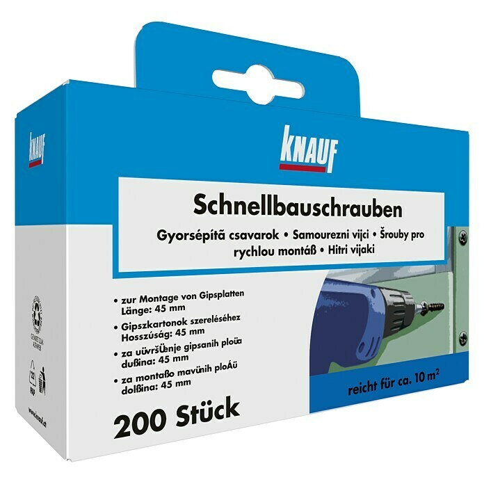 Knauf Schnellbauschraube TN (Durchmesser: 3,5 mm, Länge: 45 mm, 200 Stk.)