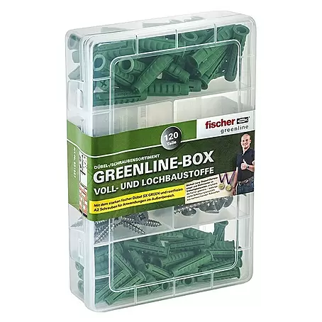 Fischer Greenline Dübel- & Schraubenbox Meister-Box SX Green