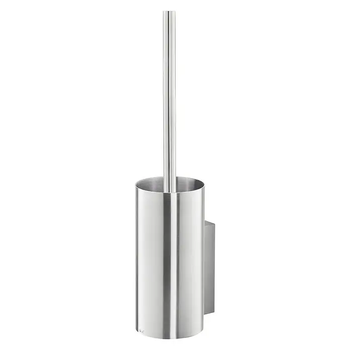 Zack Linea WC-Bürstengarnitur - Wandmontage, Edelstahl, Matt - Bürstenhalter aus Edelstahl zur Aufbewahrung einer WC-Bürste. Das minimalistische Design passt perfekt in moderne Badezimmer.
