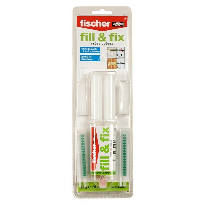 Fischer Flüssigdübel fill & fix25 ml Front View