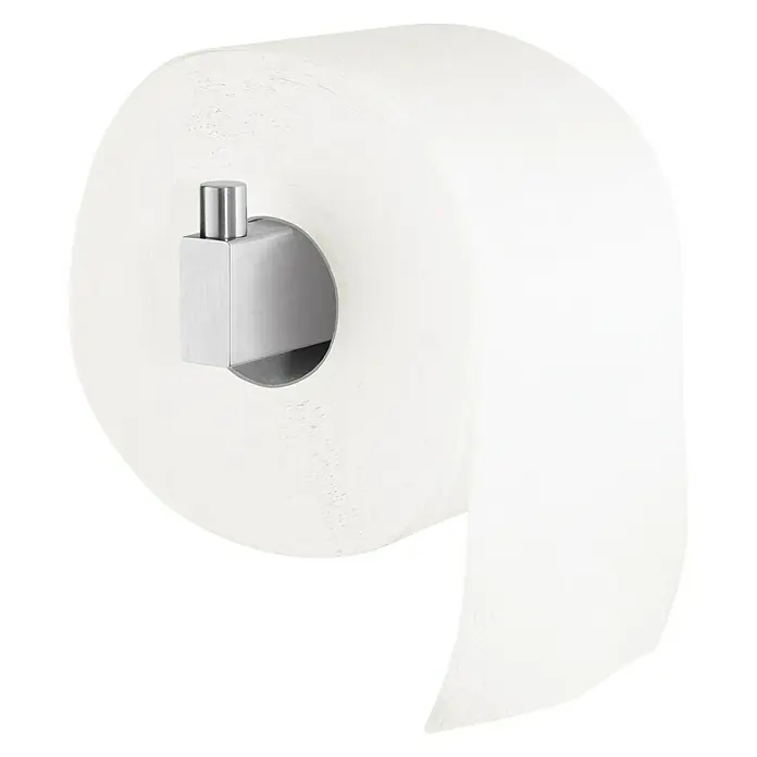 Zack Linea Ersatzpapierrollenhalter - Länge: 13 cm, Edelstahl, Matt - Vorderansicht
