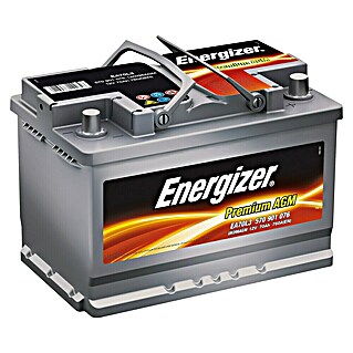 Energizer Autobatterie Premium AGM (Kapazität: 70 Ah, 12 V)