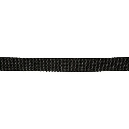 Stabilit Gurtband Meterware (Belastbarkeit: 80 kg, Breite: 25 mm, Polypropylen, Schwarz)