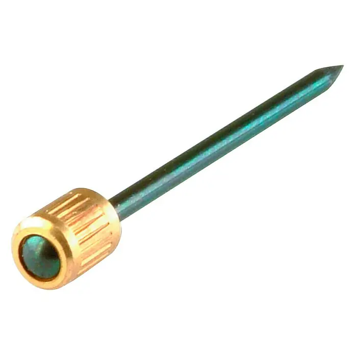 Ersatz-Nadeln - Ø x L: 1 x 26 mm, 25 Stk., Gebläut - Nahaufnahme einer Verschlusskammer-Reinigungsnadel mit Griff, verwendet für die Waffenpflege.