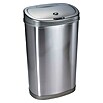 Sensor-Abfalleimer (Fassungsvermögen: 22 l + 28 l, Silber, Halbrund, Edelstahl)