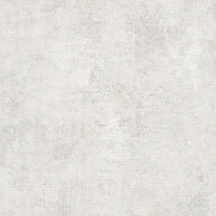 Rasch Papiertapete (Weiß, Steinoptik, 10,05 x 0,53 m)