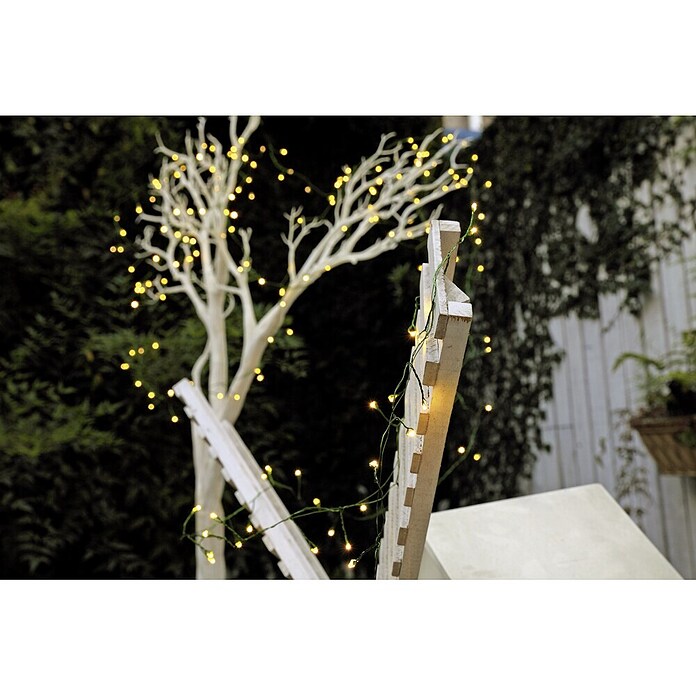 Tween Light Guirnalda luminosa LED (Para exterior, 200 luces, 8 m, Blanco cálido)