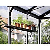 Vitavia Wandregal (15 x 122 cm, Schwarz)