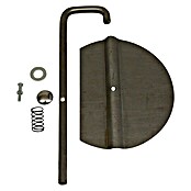 Drosselklappe (Durchmesser: 200 mm, Unlackiert, Silber)