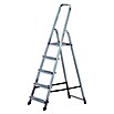 Krause Corda Stojeće ljestve (Radna visina: 3 m, Broj stuba: 5 stepenica, Dubina gazišta: 80, Aluminij)