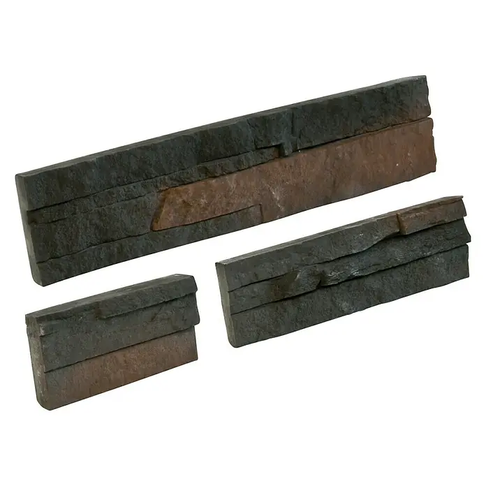 Revestimiento de piedra Petra Onix - Cantidad total: 4 pzs., Onix - Tres paneles decorativos de pared de piedra de diferentes tamaños y texturas, ofreciendo una estética natural.
