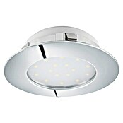 Eglo Foco downlight LED empotrable Pineda 95888 (12 W, Color de luz: Blanco cálido, 102 x 102 mm, Color: Cromo)