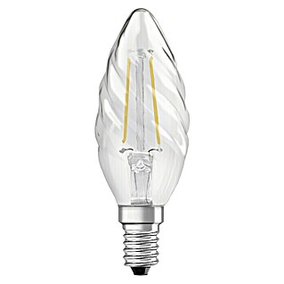 Voltolux LED-Leuchtmittel Filament (E14, 2 W, BW35, 250 lm, Warmweiß)