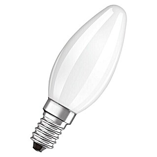 Osram Retrofit LED-Lampe Kerzenform E14 matt (E14, 4 W, B35, 470 lm, 2 Stk.)