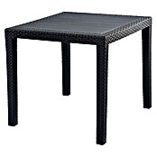 Progarden Balkontisch King (79 x 79 cm, Schwarz)