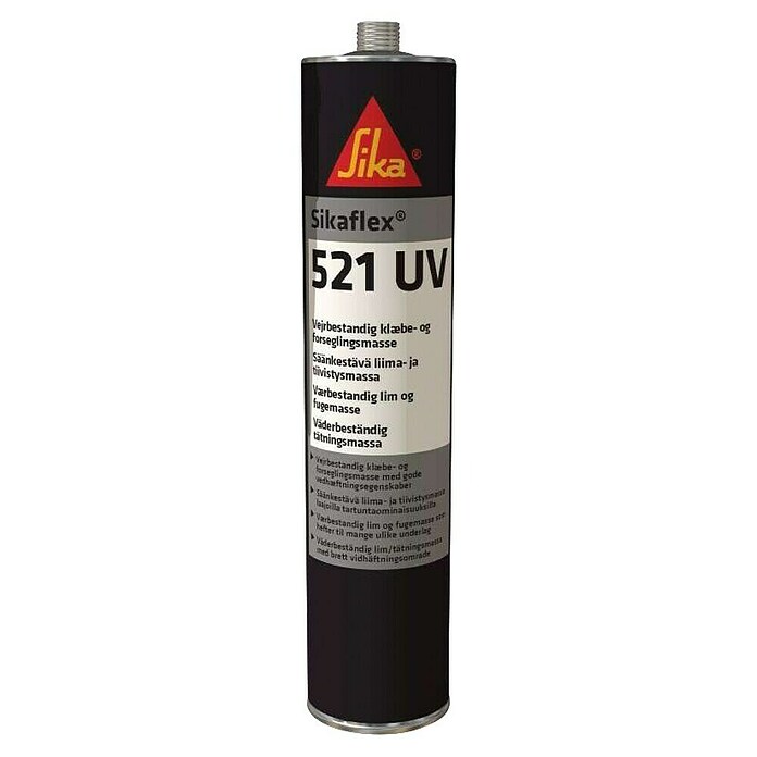 Sika Tesnilna masa Sikaflex 521 UV  (300 ml, Črna) | 5617 - Sonstige Dicht- und Klebstoffe | FADH - Dicht- und Klebstoffe | FAD - Baustoffe | FA - Baustoffe | F - Baustoffe | BAUHAUS