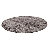 Kayoom Hochflorteppich Diamond (Champagner, Durchmesser: 120 cm)