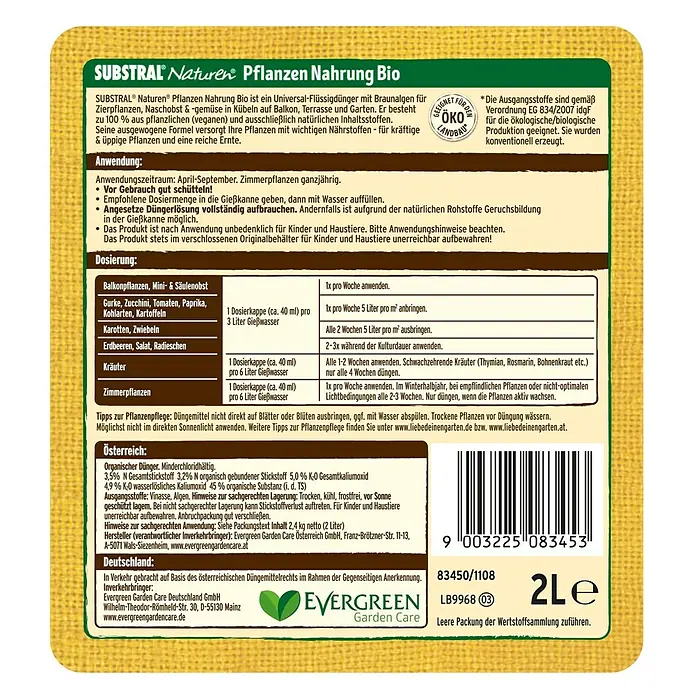 Substral Naturen Bio-Obst- & Gemsednger - 2 l online kaufen bei BAUHAUS