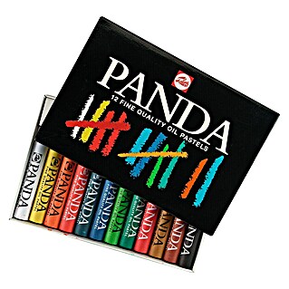 Talens Set de tizas pastel al óleo Panda (Multicolor, Con gran capacidad de cobertura)