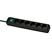 Brennenstuhl Eco-Line Stekkerdoos (Zwart, Kabellengte: 1,5 m, IP20, Met schakelaar) | BAUHAUS