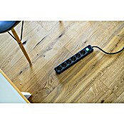 Brennenstuhl Eco-Line Stekkerdoos (Zwart, Kabellengte: 1,5 m, IP20, Met schakelaar) | BAUHAUS