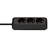 Brennenstuhl Eco-Line Stekkerdoos (Zwart, Kabellengte: 1,5 m, IP20, Zonder schakelaar) | BAUHAUS