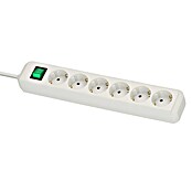 Brennenstuhl Eco-Line Stekkerdoos (Wit, Kabellengte: 1,5 m, IP20, Met schakelaar) | BAUHAUS