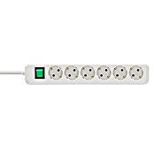 Brennenstuhl Eco-Line Stekkerdoos (Wit, Kabellengte: 1,5 m, IP20, Met schakelaar) | BAUHAUS