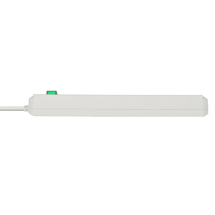 Brennenstuhl Eco-Line Stekkerdoos (Wit, Kabellengte: 1,5 m, IP20, Met schakelaar) | BAUHAUS