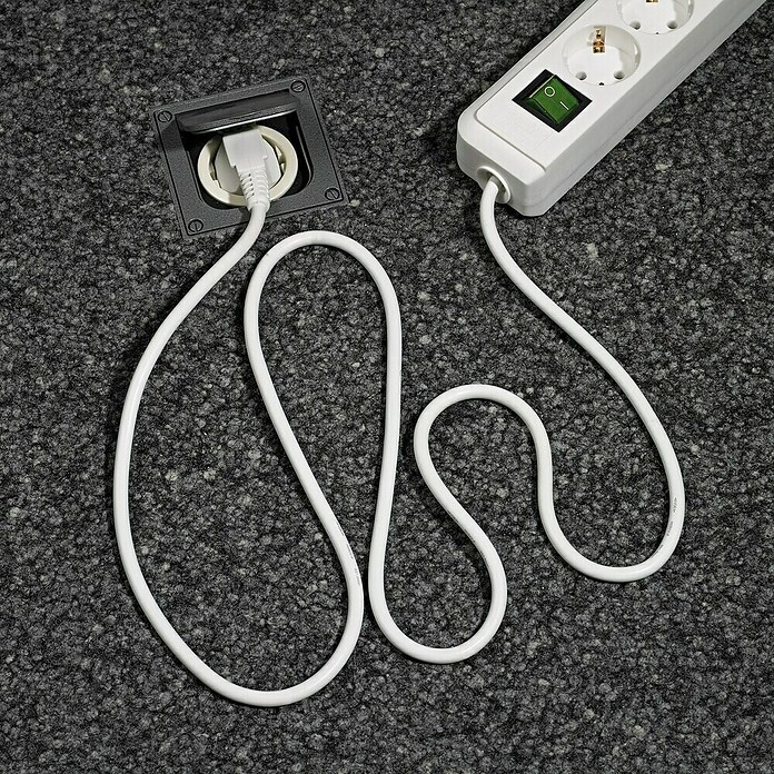 Brennenstuhl Eco-Line Stekkerdoos (Wit, Kabellengte: 1,5 m, IP20, Met schakelaar) | BAUHAUS