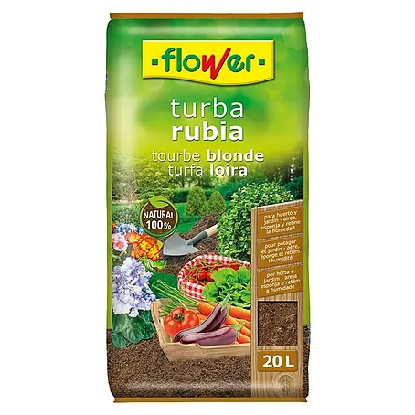 Flower  Substrato de planta Turba rubia