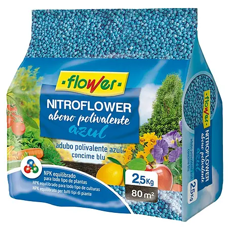 Flower  Abono azul polivalente Nitroflower