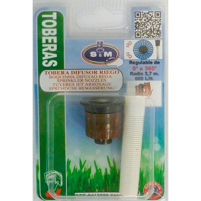 Difusor de riego Tobera regulador (1 ud., 3,65 m², Formas de riego: 360°) | BAUHAUS