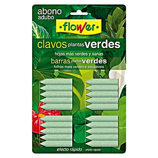 Flower Barritas fertilizantes clavos verde (20 ud.)