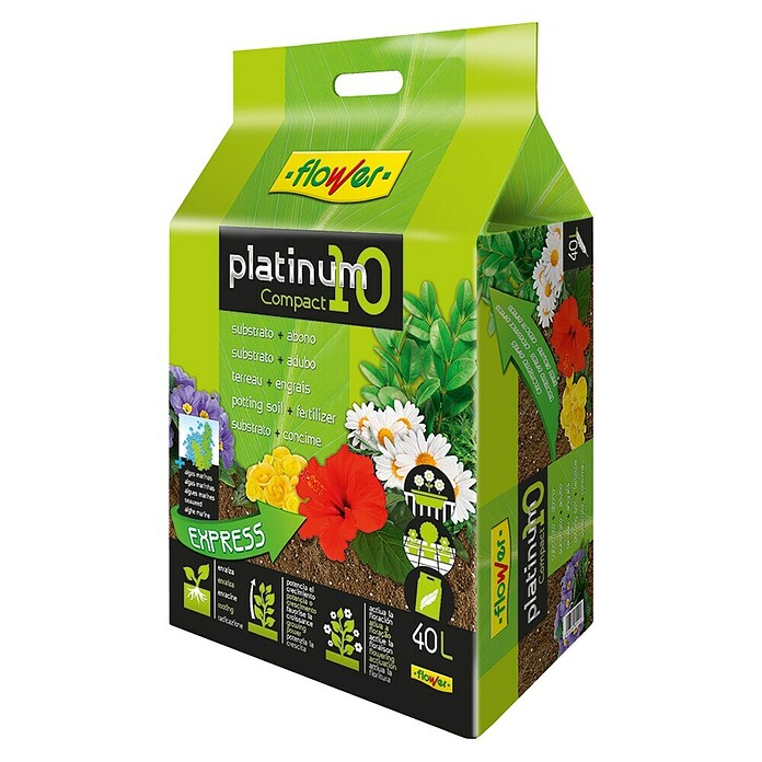 Flower Sustrato para plantas Platinum 10 (40 l)