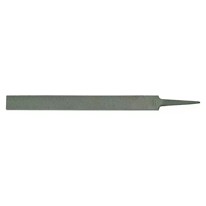Mob Flachfeile - Länge Feilenblatt: 150 mm, Hieb: 2/Mittel - Graue Metallfeile mit diagonalen Zähnen und konischem Dorn.