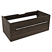 Camargue Stella Waschtischunterschrank (49 x 99,5 x 39 cm, 1 Schubkasten, Ohne Beleuchtung, Eiche Maron)