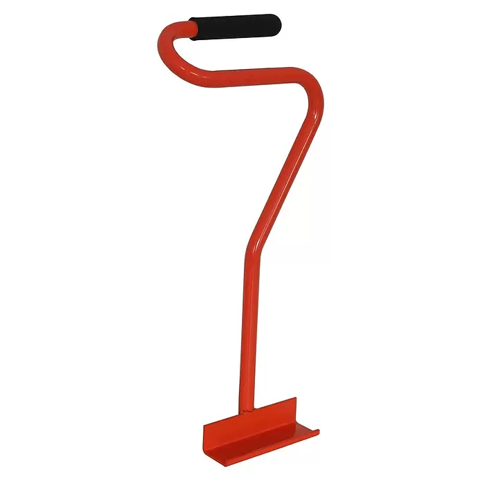 Mondelin Tragegriff - Gesamtlänge: 42 cm, Geeignet für: Gipskartonplatten - Rotes Metall-Gartengerät mit schwarzem Griff, zum Belüften oder Kantenstechen.