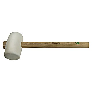Mob Gummihammer Hart (Eschenholz, Durchmesser Kopf: 65 mm, 500 g)