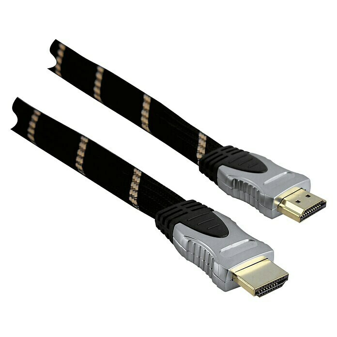 Schwaiger HDMI-Kabel1,5 m, Schwarz, 18 Gbit/s Front View