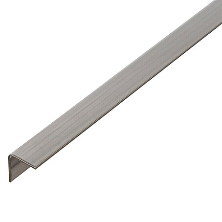 Kantoflex Winkelprofil (1 000 x 15 x 15 mm, Stärke: 1 mm, Edelstahl, Silber)